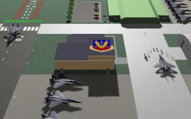 F-15 Strike Eagle III IBM PC/Compatibles Screenshot: Game introduction.