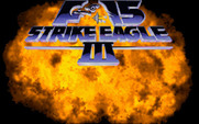 F-15 Strike Eagle III for IBM PC/Compatibles - The game title explodes onto the screen...