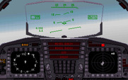 F-15 Strike Eagle III for IBM PC/Compatibles - Start of the mission.
