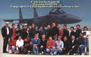 F-15 Strike Eagle III for IBM PC/Compatibles - The Strike Eagle III team.