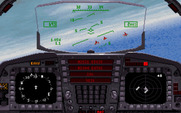 F-15 Strike Eagle III for IBM PC/Compatibles - Flying over the ocean...