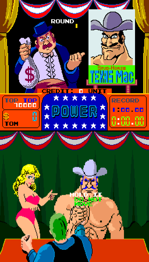 Arm Wrestling Arcade Screenshot: Get ready...