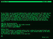 Zork III: The Dungeon Master for Amstrad PCW - Game start.