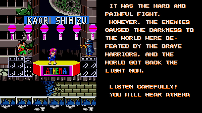 Psycho Soldier Arcade Screenshot: Mission success!
