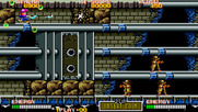 Psycho Soldier for Arcade - There are some dead end platforms; don't get caught there as the screen scrolls!