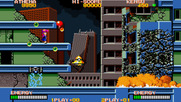 Psycho Soldier for Arcade - Boss defeated, the building crumbles to let me past.