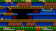 Psycho Soldier for Arcade - There are now numerous platforms, and those walls regenerate after being destroyed!