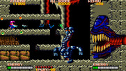 Psycho Soldier for Arcade - A bizarre alien ends the level!