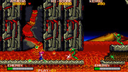 Psycho Soldier for Arcade - The volcanic fifth level.