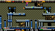 Psycho Soldier for Arcade - Carefully navigate these large gaps!