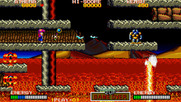 Psycho Soldier for Arcade - As usual, don't fall off of the bottom of the screen.
