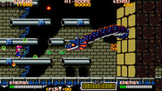Psycho Soldier for Arcade - A large, fast moving dragon ends this level!