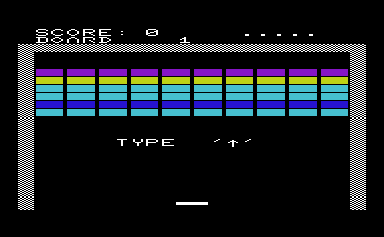 Shrew Commodore VIC-20 Screenshot: Ready to begin?