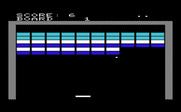 Shrew for Commodore VIC-20 - Destroying bricks...