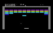 Shrew for Commodore VIC-20 - Don't let the ball past the paddle...