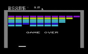 Shrew for Commodore VIC-20 - Game over.