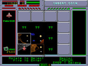 Blasteroids for Arcade - The sector map.