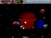Blasteroids for Arcade - Each sector has a different background.