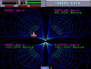 Blasteroids for Arcade - Game start; select a difficulty.