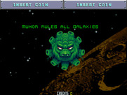 Blasteroids for Arcade - Game attract mode.