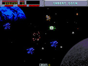 Blasteroids for Arcade - Crash! I ran out of energy...