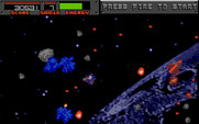 Blasteroids for IBM PC/Compatibles - Shooting rapidly...