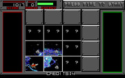 Blasteroids for IBM PC/Compatibles - The sector map.