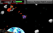 Blasteroids for IBM PC/Compatibles - Double shots make it easier to destroy obstacles...