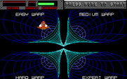 Blasteroids for IBM PC/Compatibles - Select a skill level to begin the game.