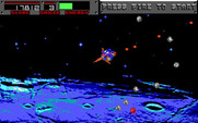 Blasteroids for IBM PC/Compatibles - The last few asteroids can be tough to hit.