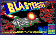 Blasteroids for IBM PC/Compatibles - Title screen.