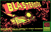Blasteroids for IBM PC/Compatibles - Title screen.