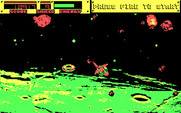 Blasteroids for IBM PC/Compatibles - Running from a UFO this time...