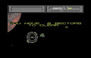 Blasteroids for Commodore 64 - Sector completed...8 to go!