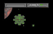 Blasteroids for Commodore 64 - The battle with Mukor begins...