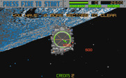 Blasteroids for Atari ST - There are eight more sectors to clear!