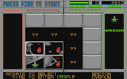 Blasteroids for Atari ST - Choose the next sector...