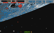 Blasteroids for Atari ST - Game start.