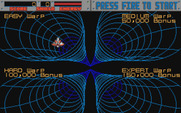 Blasteroids for Atari ST - Select a warp / skill level.