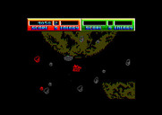 Blasteroids for Amstrad CPC - Enemy saucer incoming!