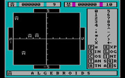 Algebra Arcade for IBM PC/Compatibles - Starting a game of Algebroids.