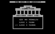 Algebra Arcade for IBM PC/Compatibles - A penalty is randomly selected after hitting the ghost.