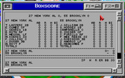 MicroLeague Baseball IV for IBM PC/Compatibles - You can print stats or save them to disk.
