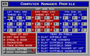 MicroLeague Baseball IV for IBM PC/Compatibles - Manager profile.