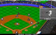 MicroLeague Baseball IV for IBM PC/Compatibles - A player rounds first...