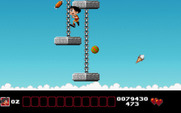 Soccer Kid for IBM PC/Compatibles - As usual, more tiny platforms in the sky is a great way to find items.