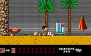 Soccer Kid for IBM PC/Compatibles - Coconuts fall out of the trees; don't get konked on the head!