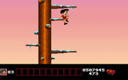Soccer Kid for IBM PC/Compatibles - Leaping into the trees...