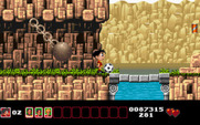 Soccer Kid for IBM PC/Compatibles - This bridge doesn't look safe, be careful!
