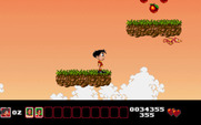 Soccer Kid for IBM PC/Compatibles - Jumping on platforms in the sky.